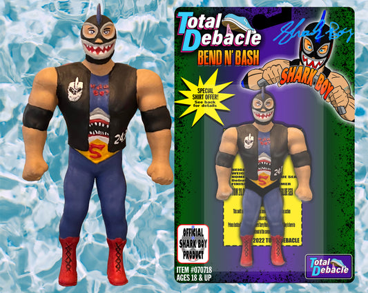 Shark Boy bendable figure AUTOGRAPHED