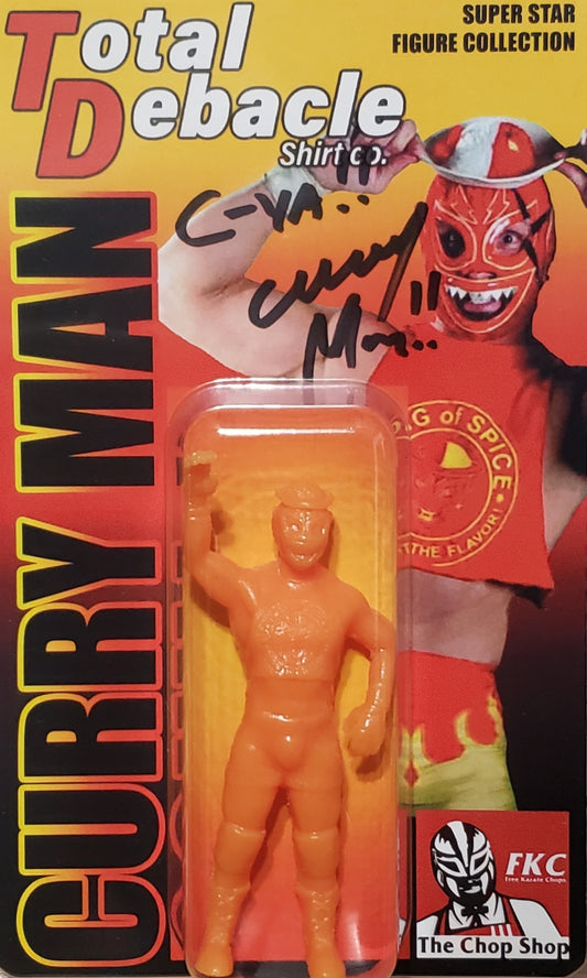 Signed Curry Man figure