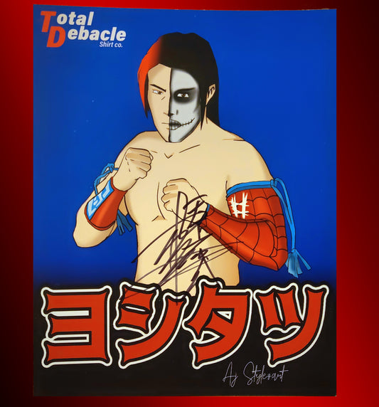 Yoshitatsu AJPW signed 8x10