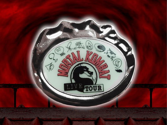 Mortal Kombat Live Tour glow in the dark amulet pin
