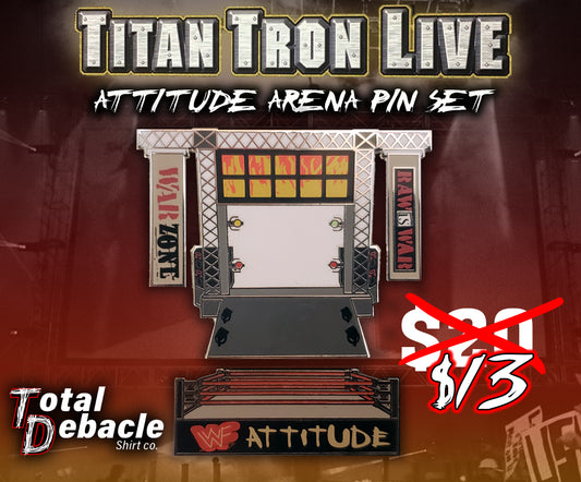 Titan Tron Live arena pin set